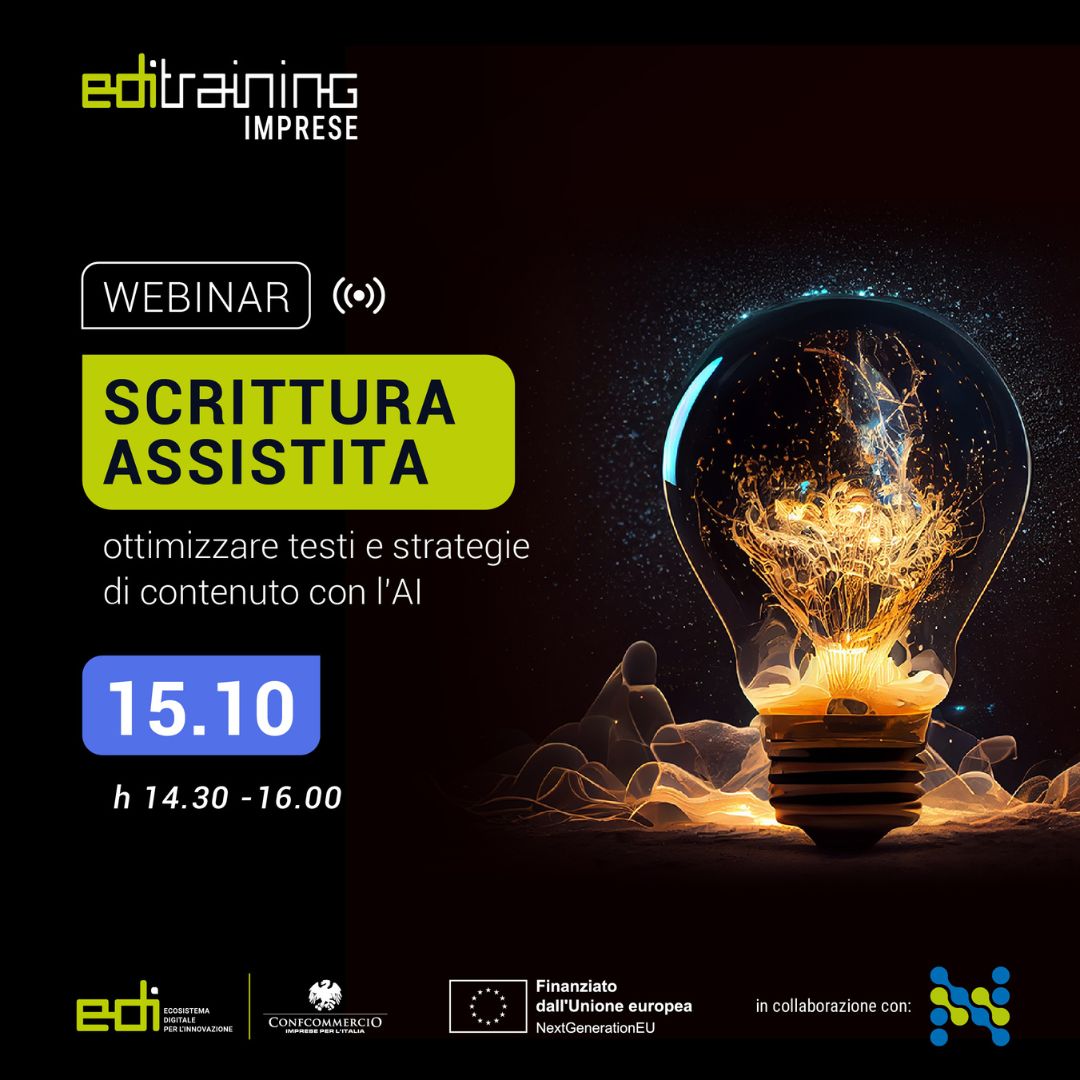 Scrittura Assistita con l'AI - webinar 15.10.2025